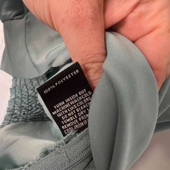 New York & Company Scoop Waist Tie Sleeveless Blouse NWT Women's Size Large - Picture 5 of 7